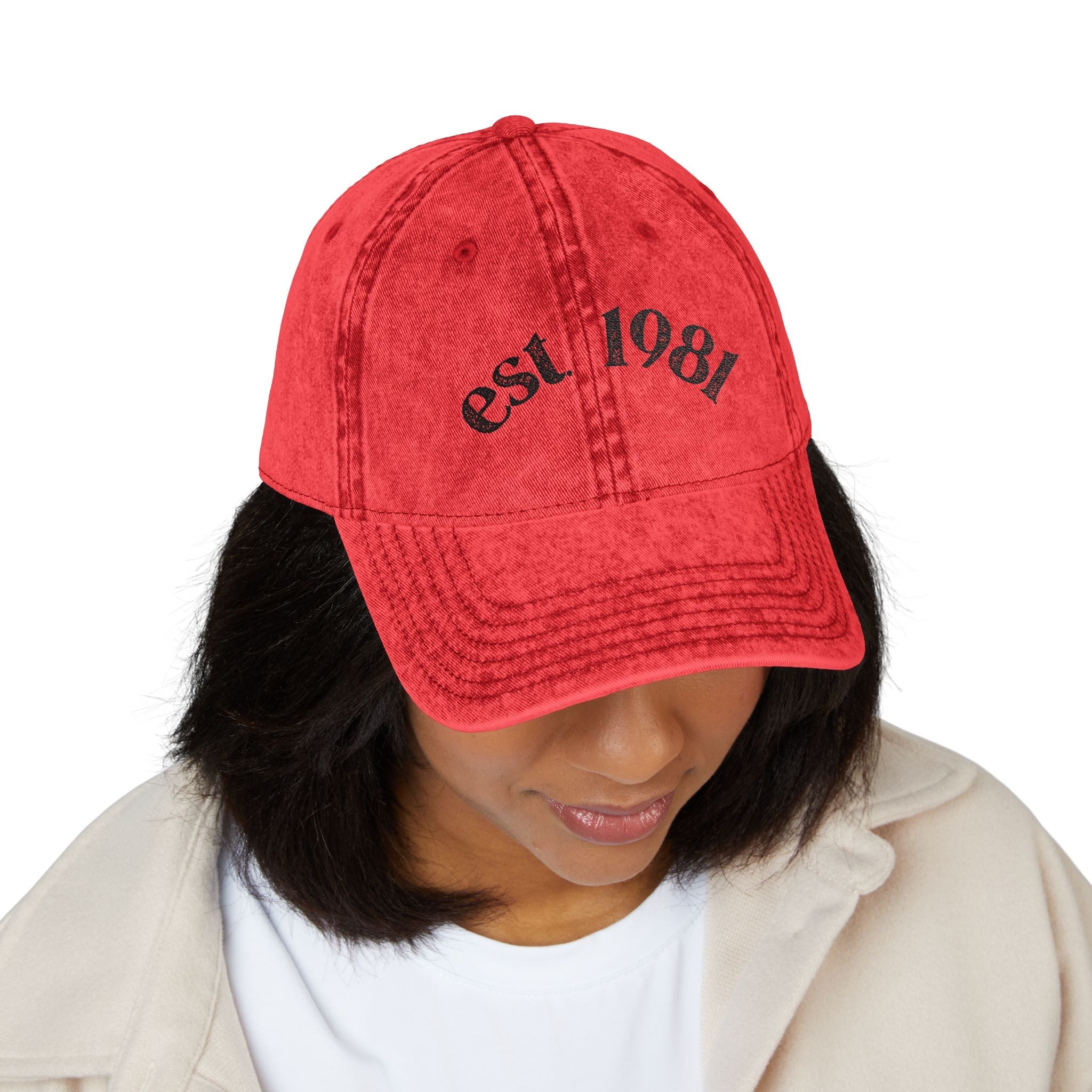 Embroidered Vintage Cap
