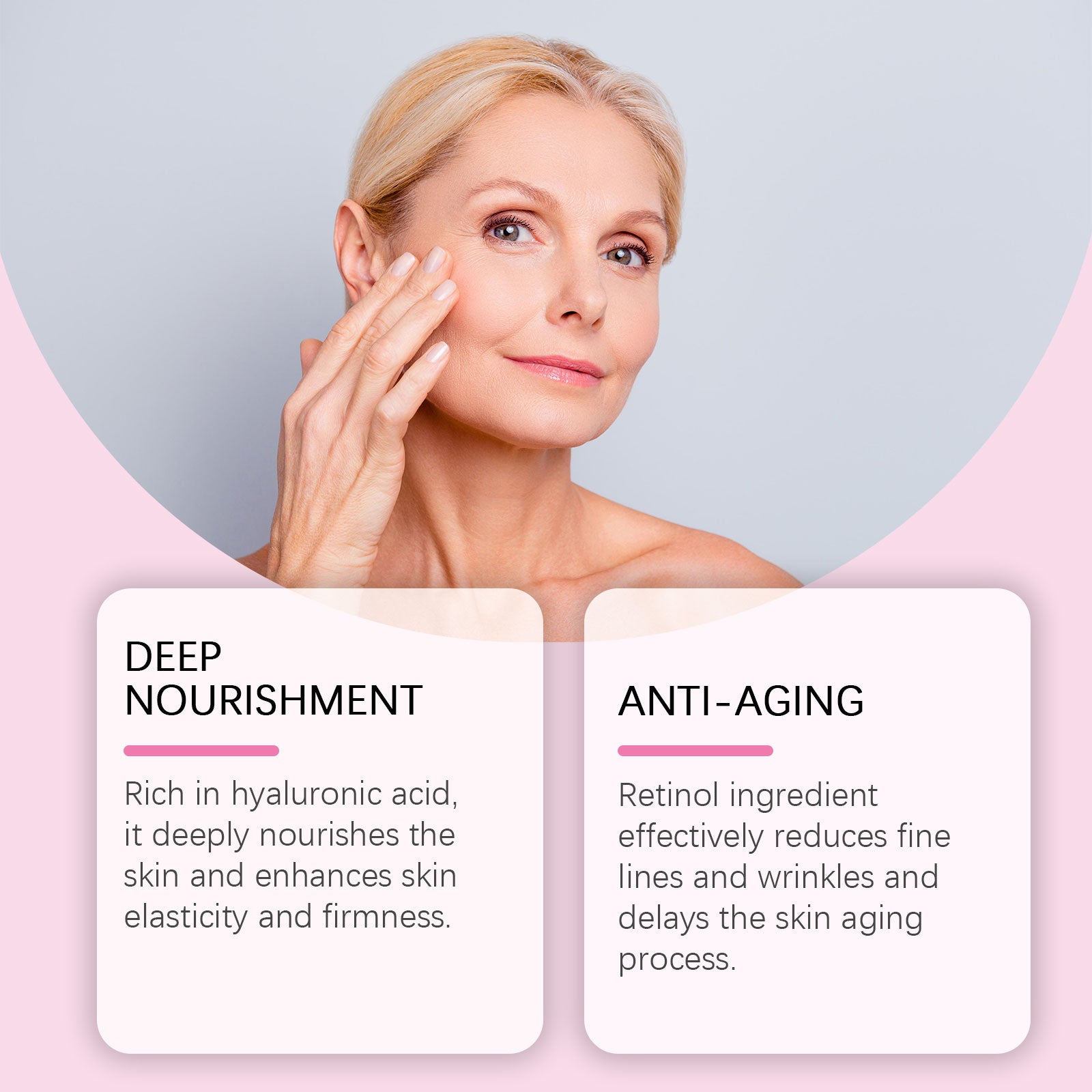 Retinol Hydrating Serum, A Delicate And Moisturizing Face Anti-Wrinkle Serum With Retinol Vitamin C