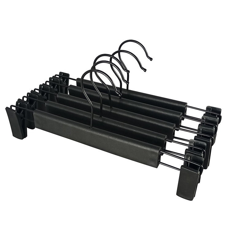 Non-Slip Plastic Clothes Rack Trouser Rack Skirt Clip Underwear Rack Frosted Drying Clothes Rack