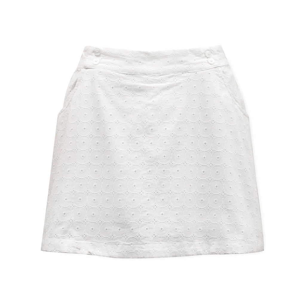 Organic Eyelet Skort