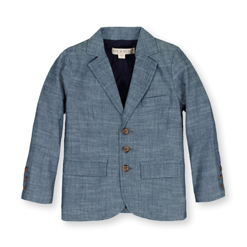 Organic Chambray Suit Jacket - Baby