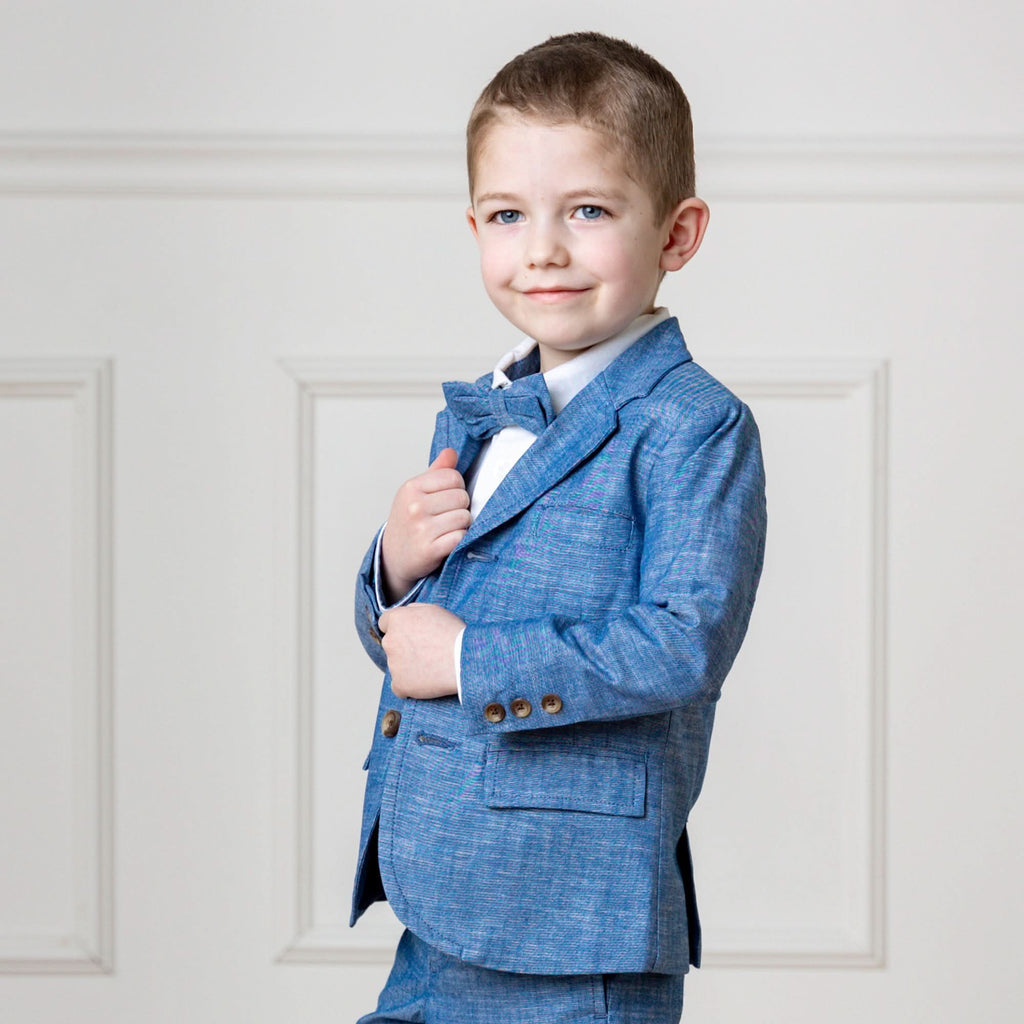 Organic Chambray Suit Jacket - Baby