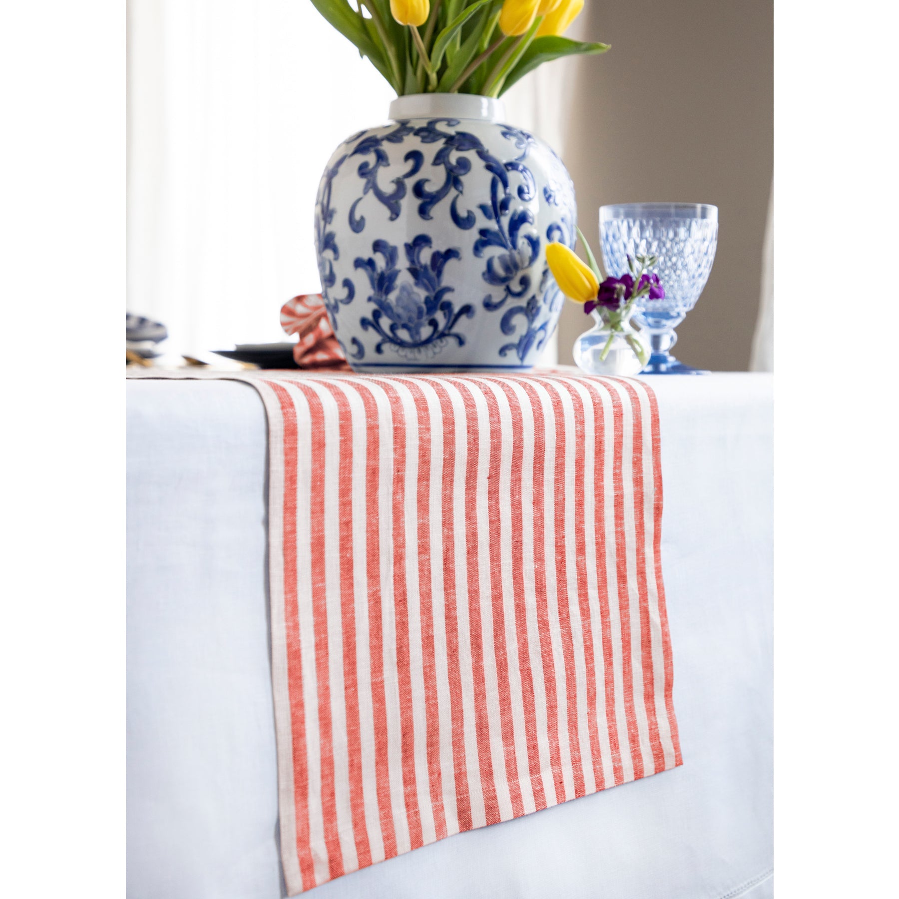 Amalfi Stripe Table Runner