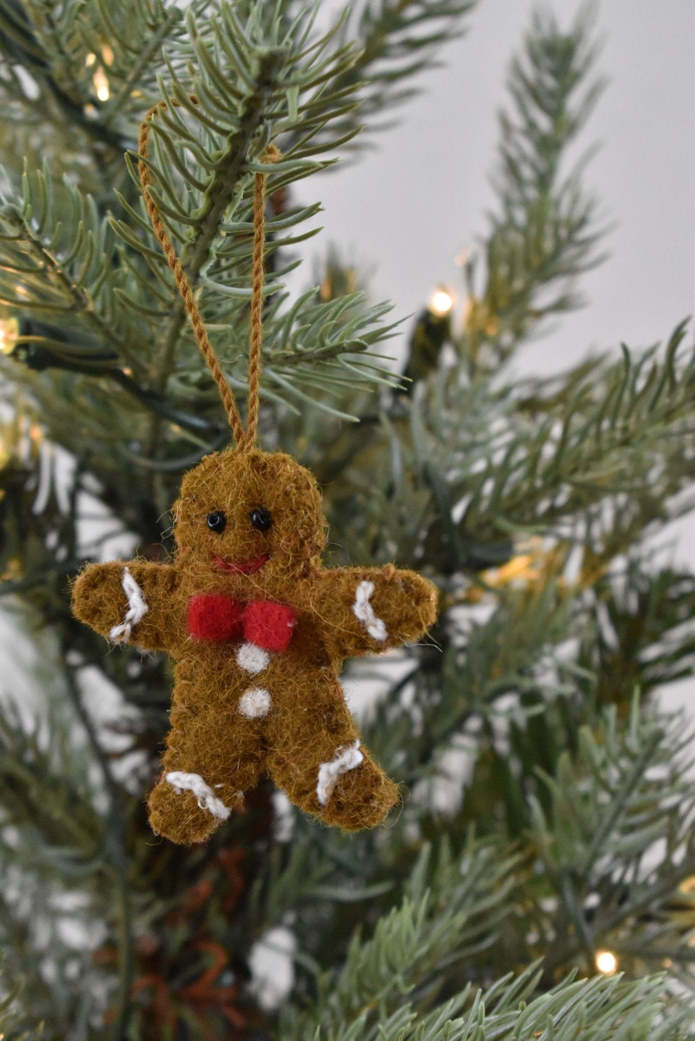 24 Piece Set- Iconic Christmas Mini Tabletop Tree Set- Hand Felted Wool Arcadia Home