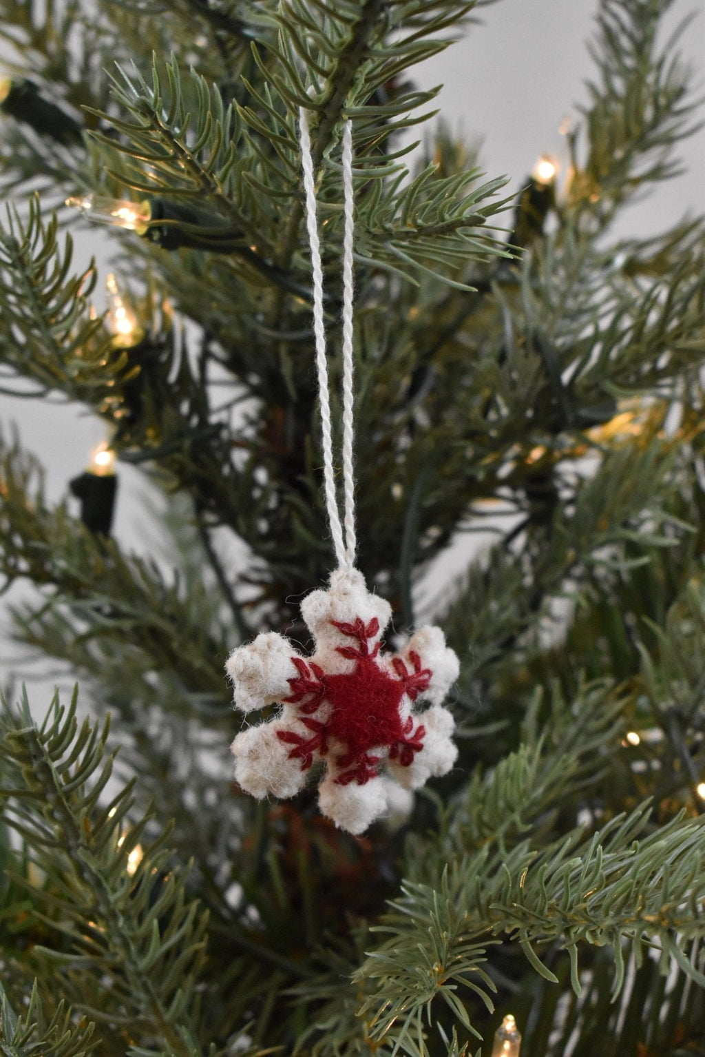 24 Piece Set- Iconic Christmas Mini Tabletop Tree Set- Hand Felted Wool Arcadia Home