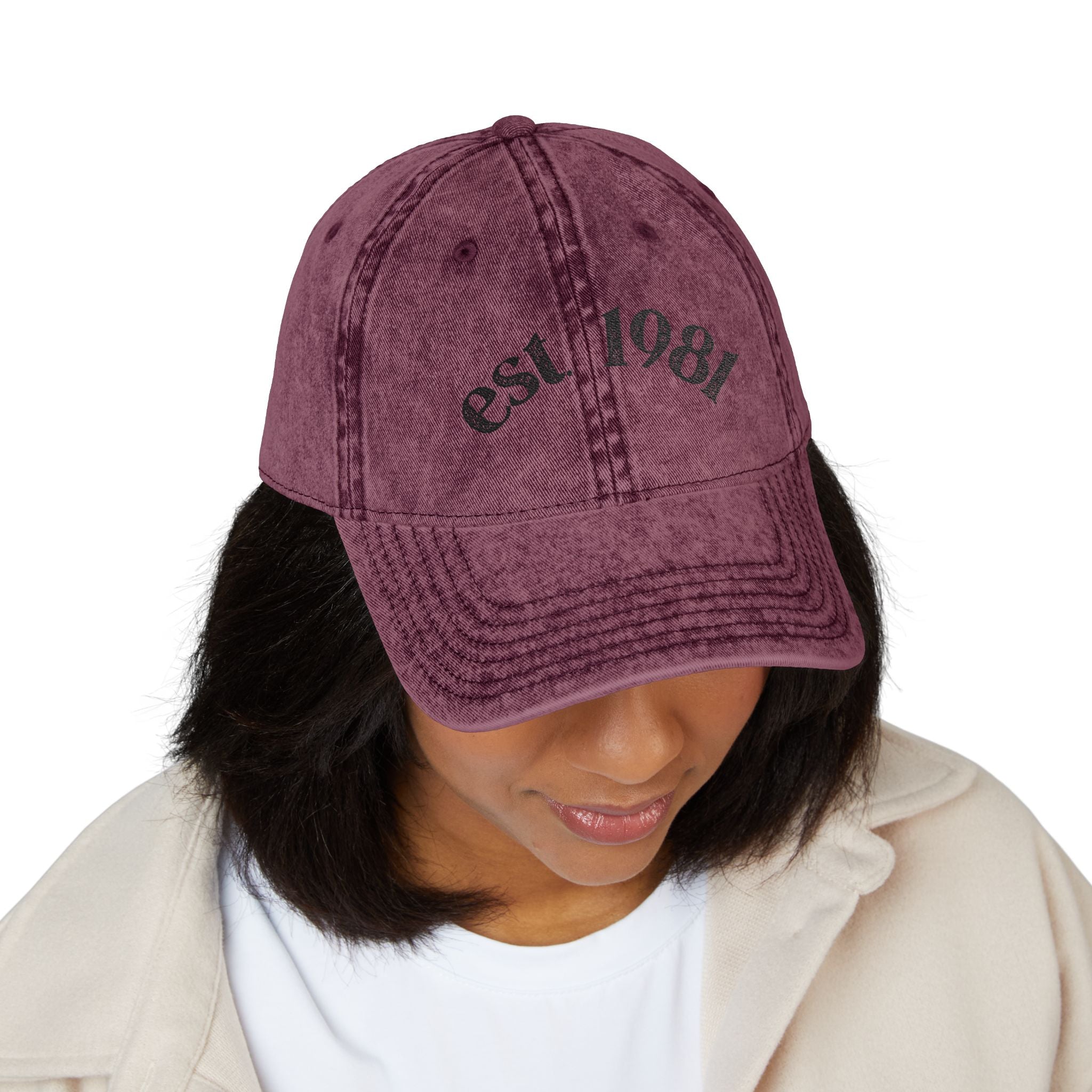Embroidered Vintage Cap