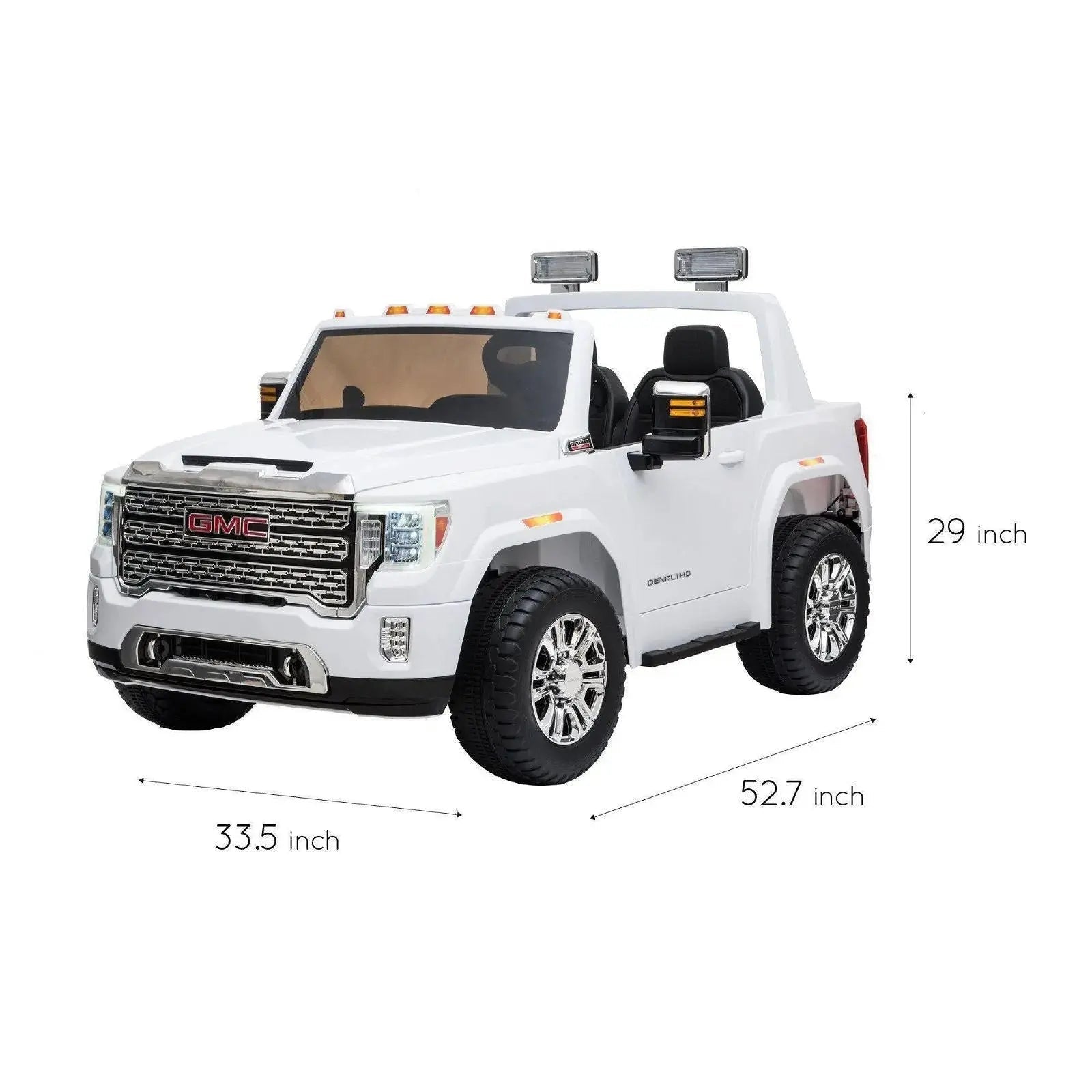 24V GMC Denali 2 Seater Battery Operated Ride on Car with Parental Remote Control