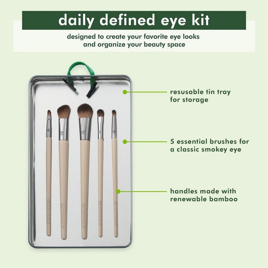 ECOTOOLS Daily Defined Eye Makeup Brush Kit