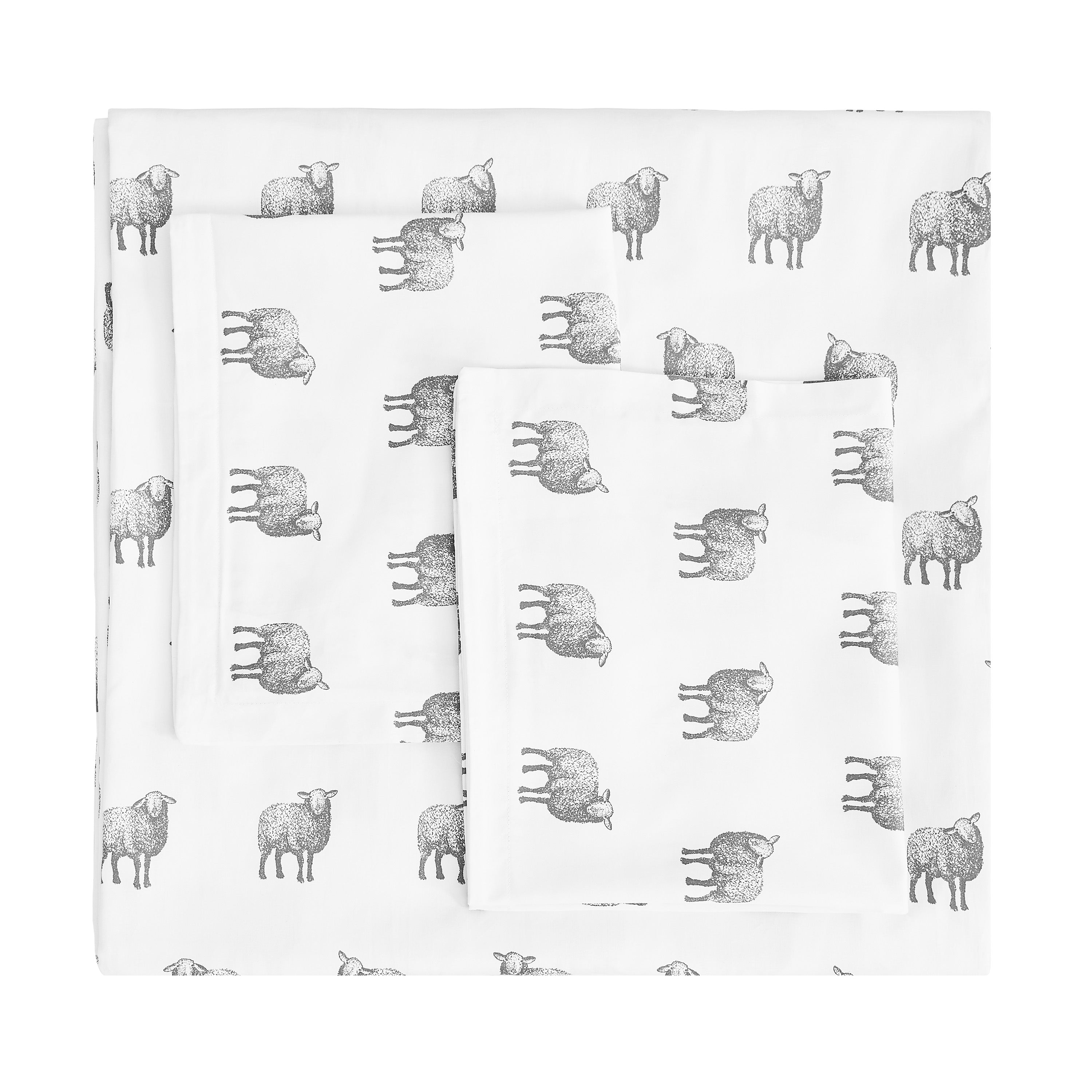Sheep Printed Duvet Set