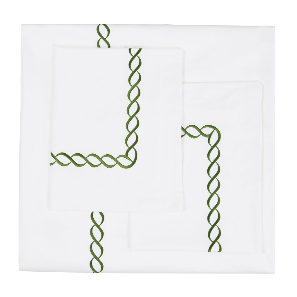 600 Thread Count Rope Embroidered Duvet Set