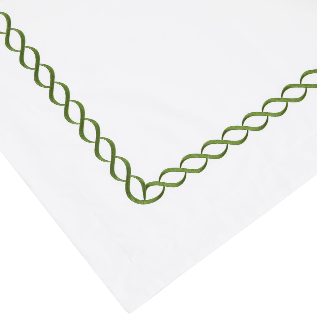 600 Thread Count Rope Embroidered Euro Sham Pairs
