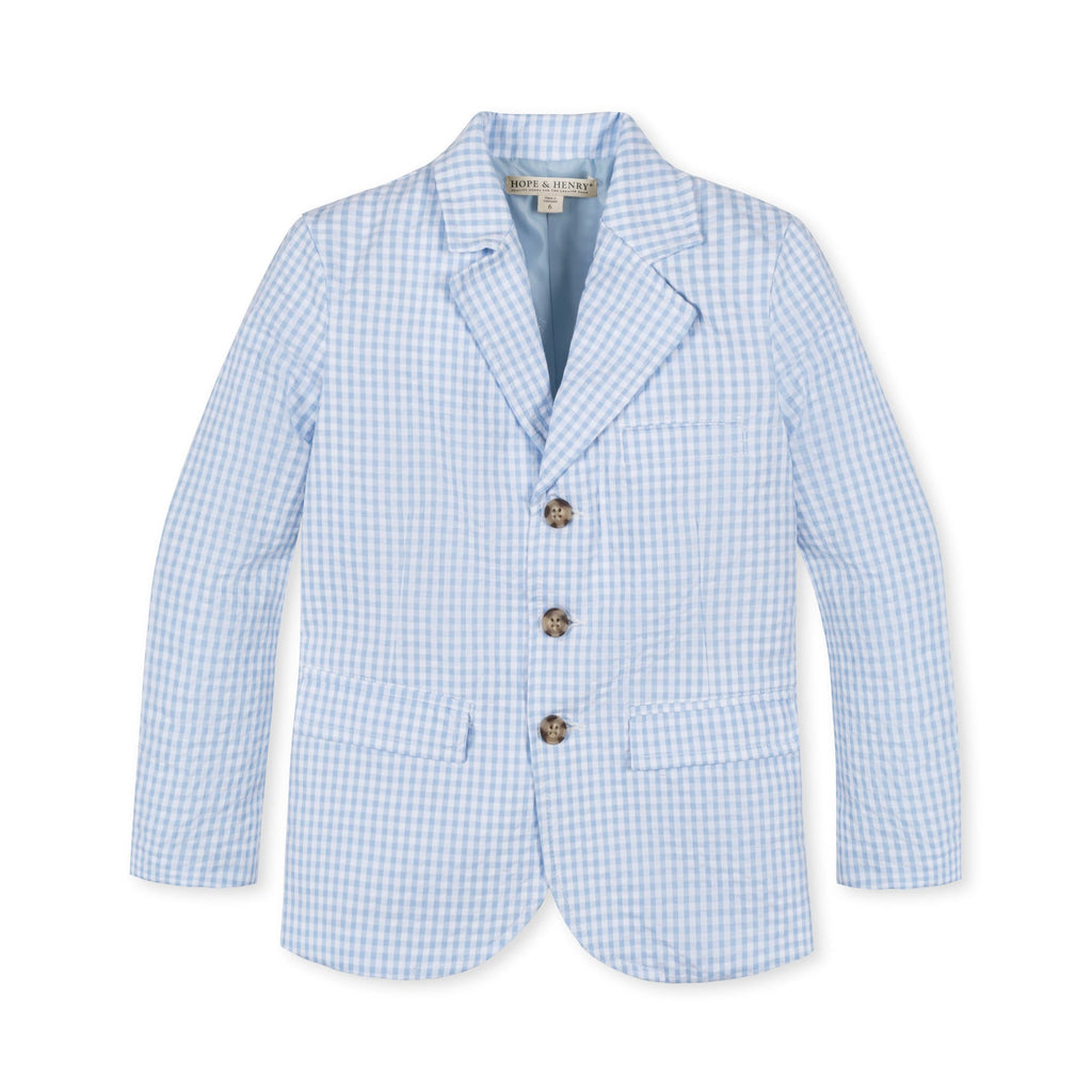 Organic Seersucker Suit Jacket - Baby