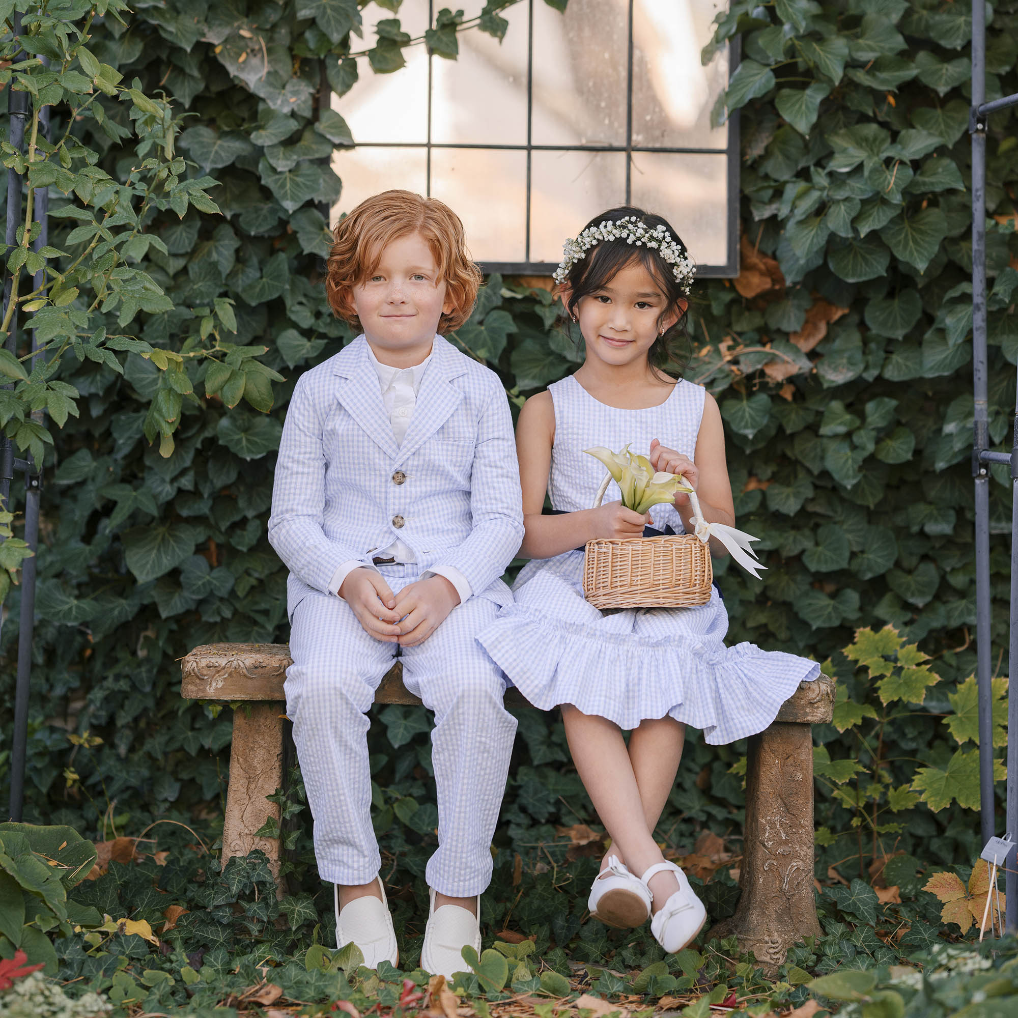 Organic Seersucker Suit Jacket - Baby