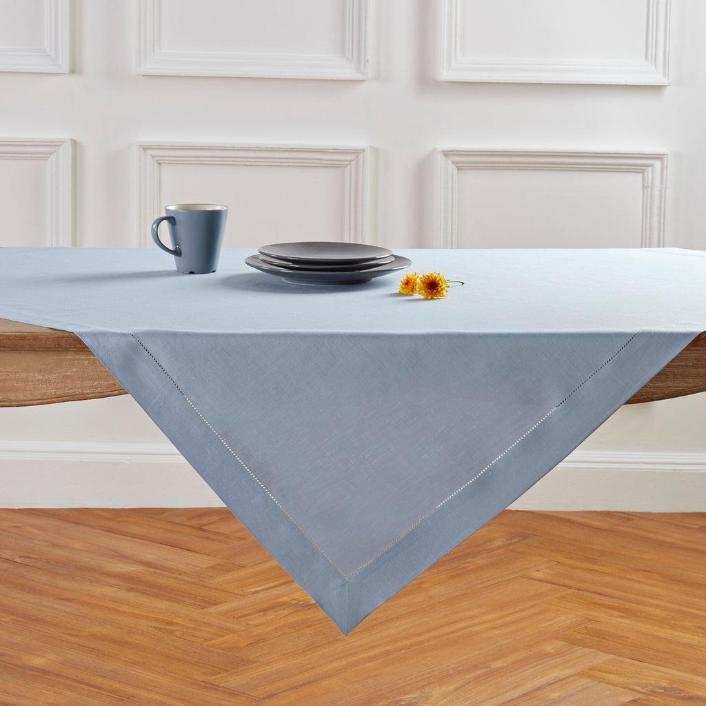 Classic Hemstitch Table Throw