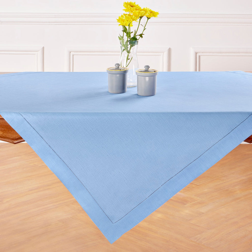 Classic Hemstitch Table Throw