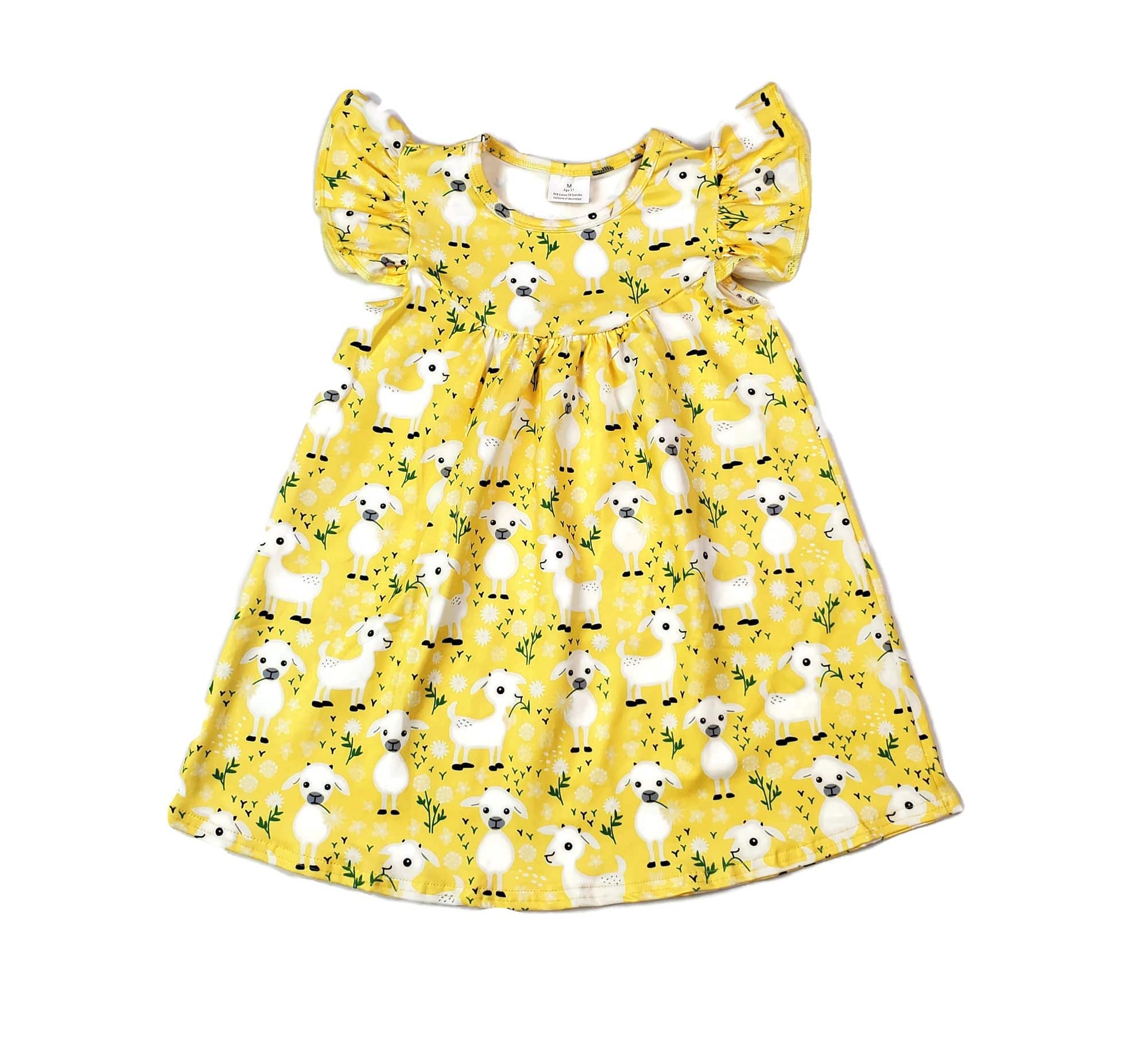 Goat Milk Silk Flutter Dress