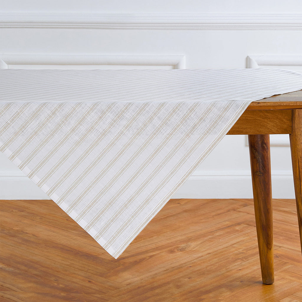 Capri Ticking Stripe Table Throw