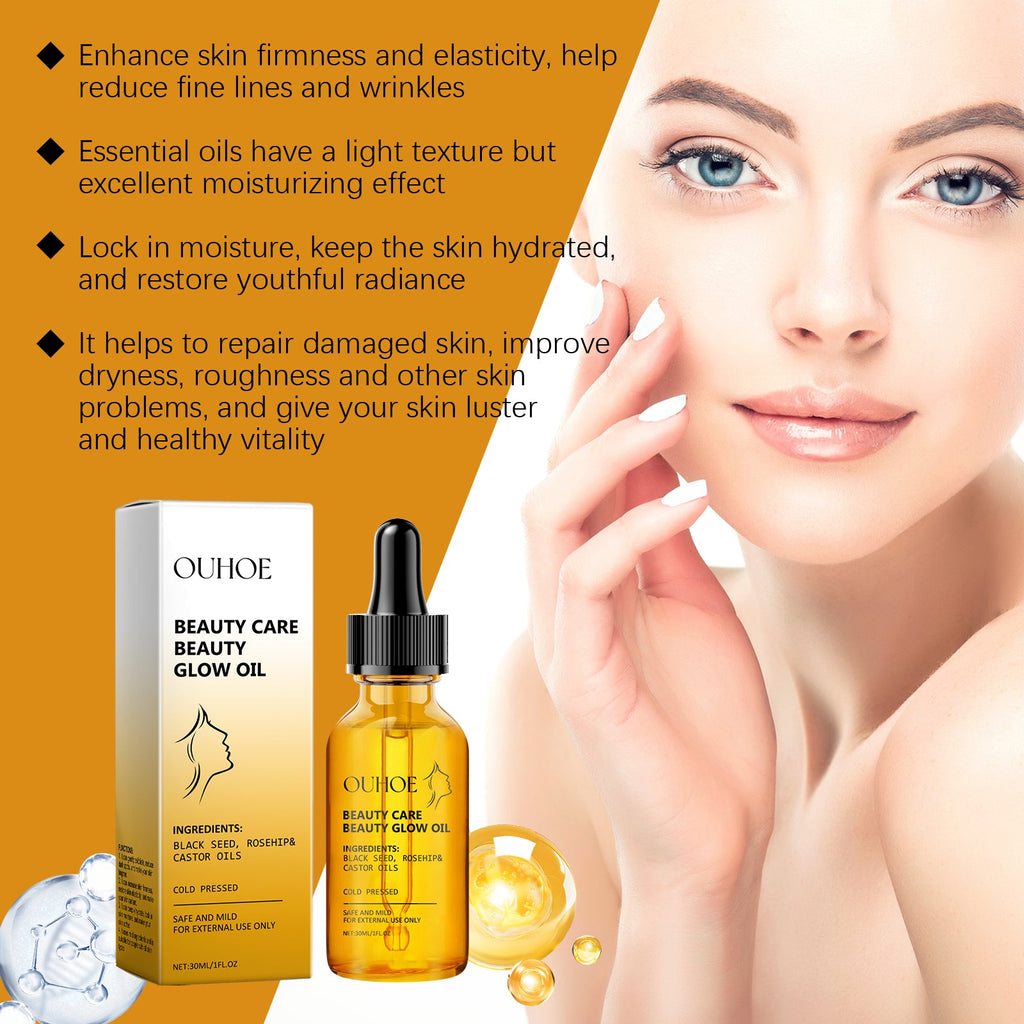 Facial Moisturizing Essential Oil Moisturizes And Moisturizes Facial Skin, Brightens, Darkens And Lightens Fine Lines