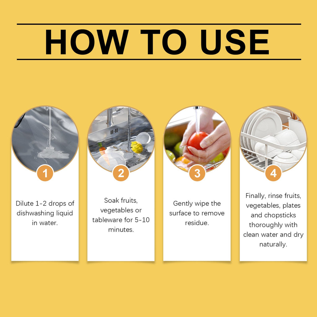 Fruit And Vegetable Cleaning Essence Mild Oil Cleaning Tableware Clean Fruit And Vegetable Multi-Functional Cleaner