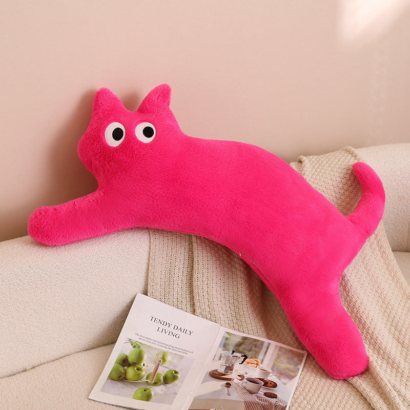 Dopamine Long Bar Cat Pillow Cat Plush Toy Living Room Cushion