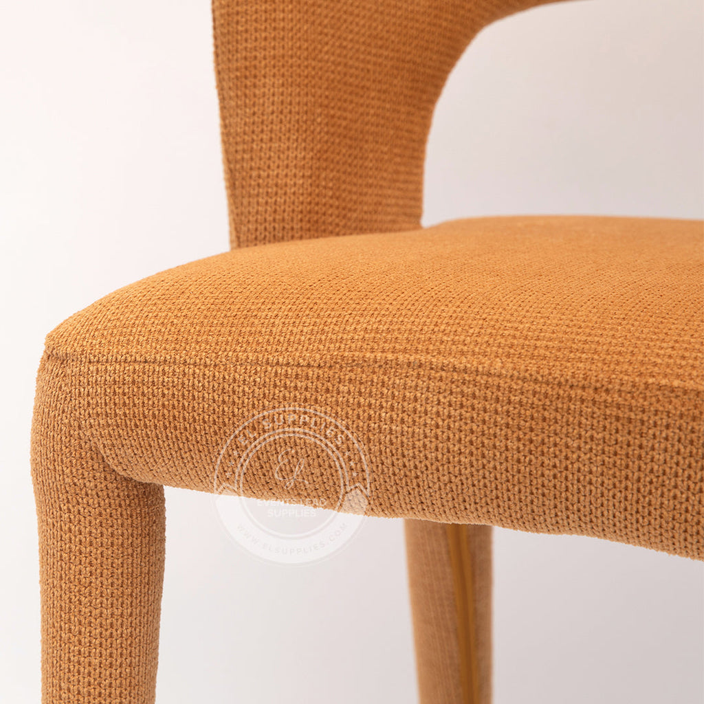 HADEEL Honey Gold Accent Chair