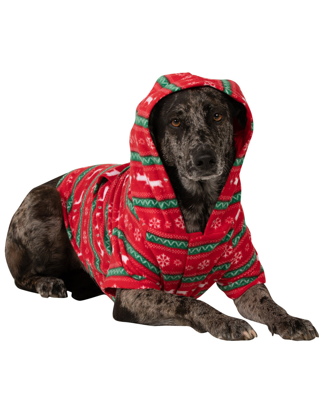 Nordic Christmas Pet Pjs Fleece Hoodie