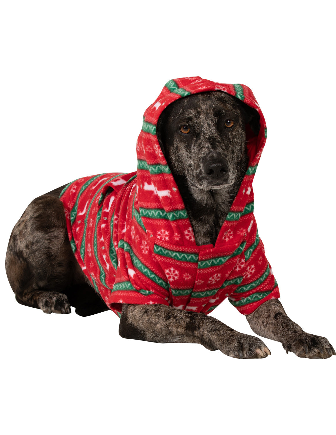 Nordic Christmas Pet Pjs Fleece Hoodie