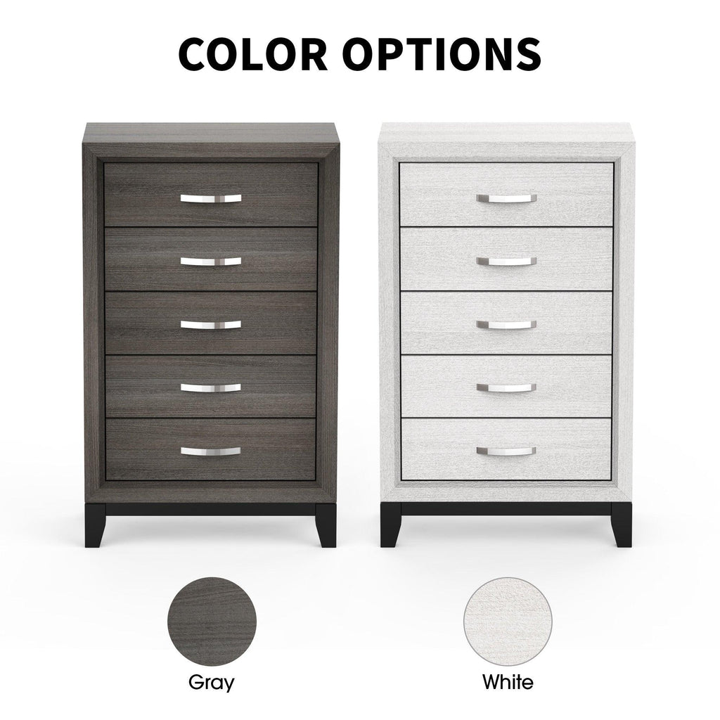 Contemporary 31" Chest with 5-Drawer for Bedroom, Livingroom