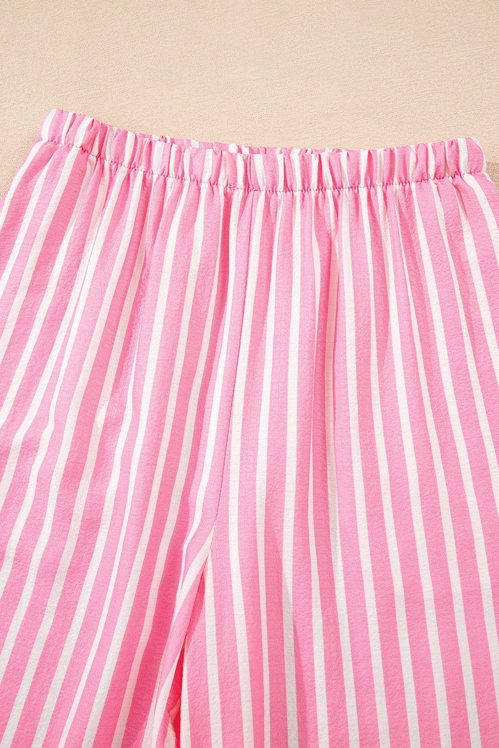 Stripe Bow Top and Pants Pajama Set