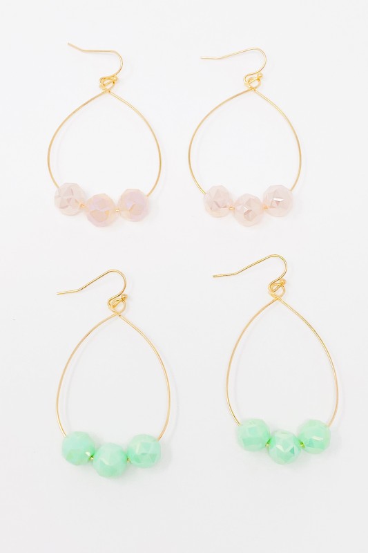 Candy Beads Dangle Earrings