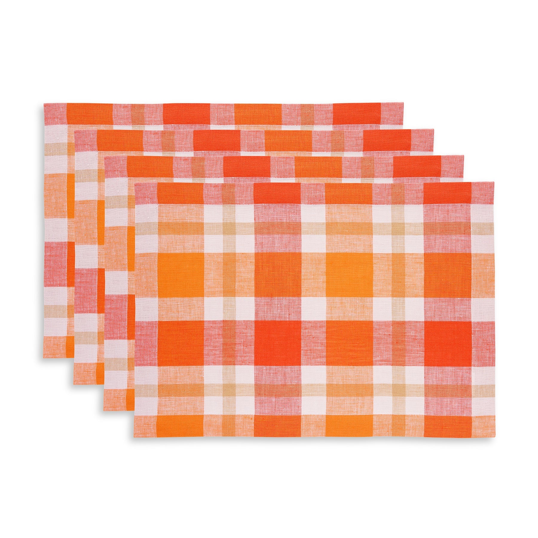 Fall Buffalo Check Placemats, Set of 4