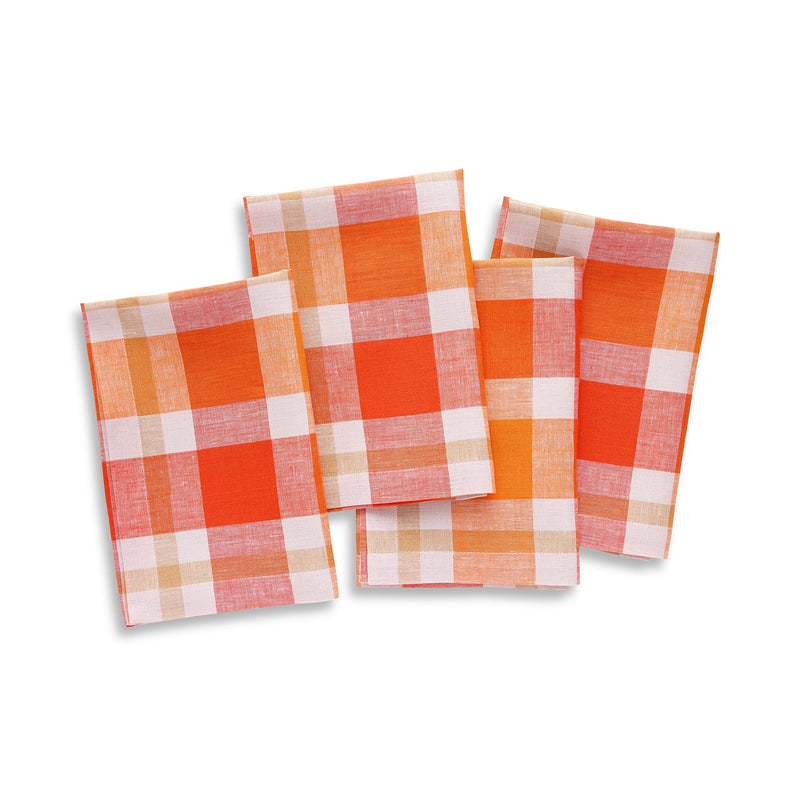 Fall Buffalo Check Napkins, Set of 4