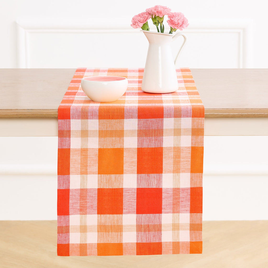 Fall Buffalo Check Table Runner