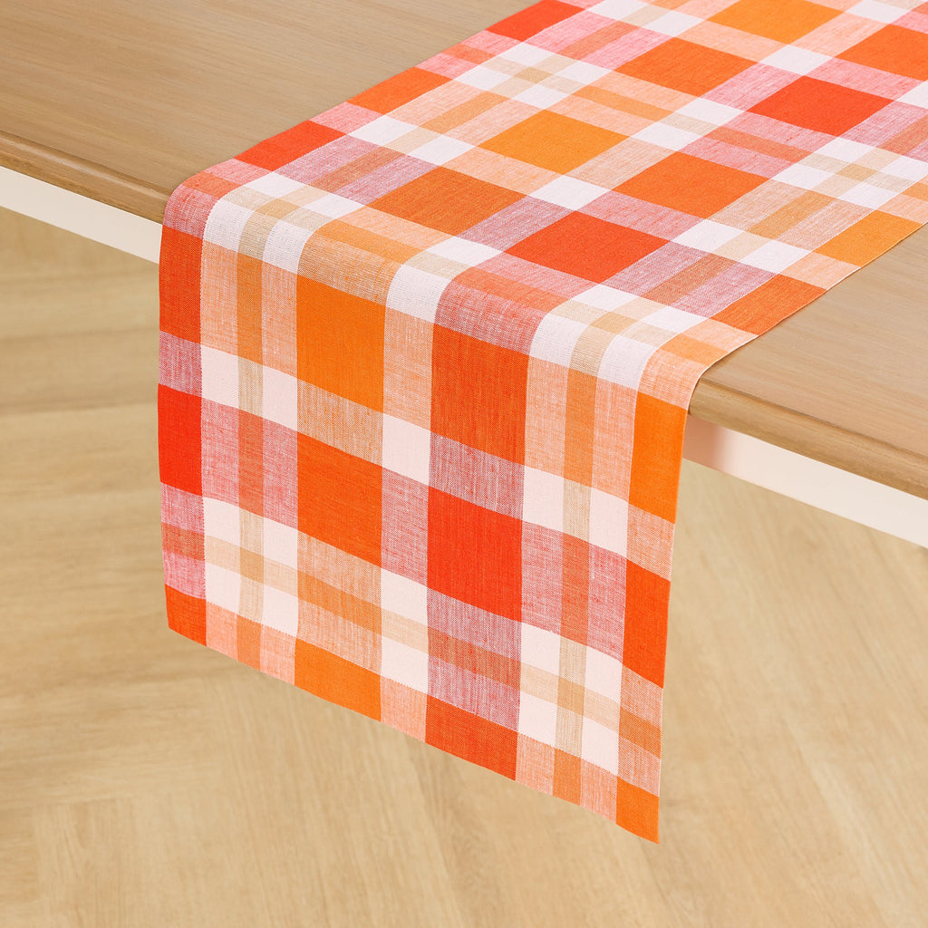 Fall Buffalo Check Table Runner
