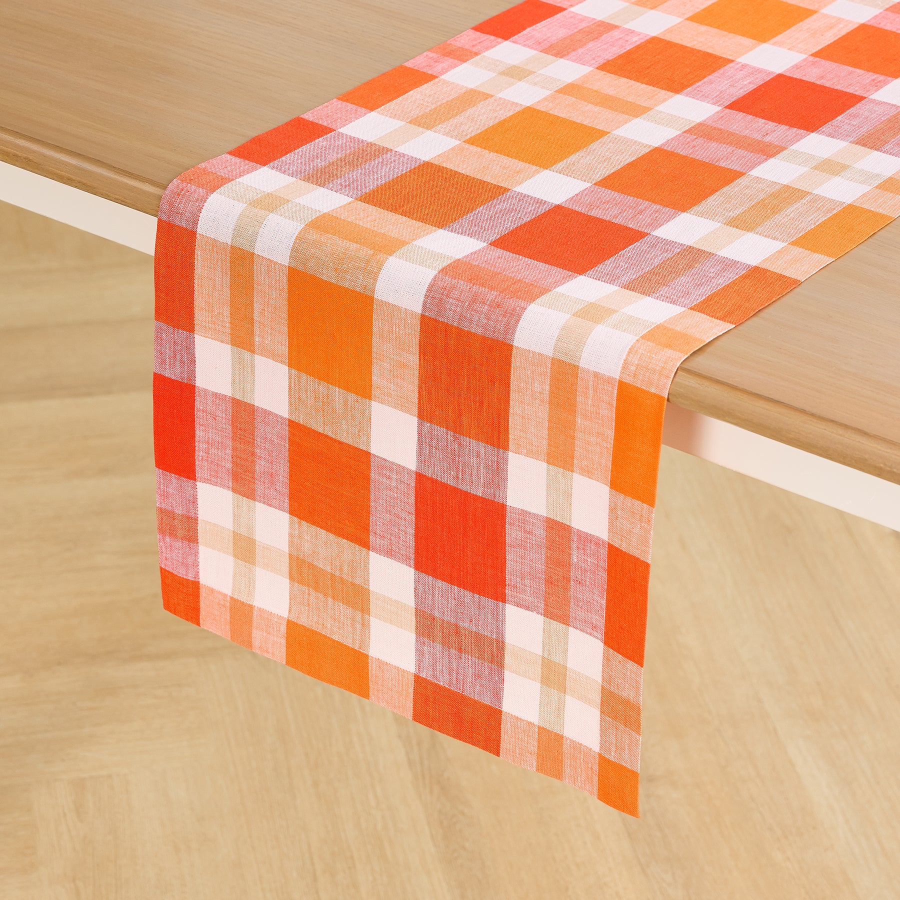 Fall Buffalo Check Table Runner
