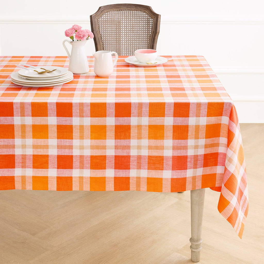 Fall Buffalo Check Tablecloth