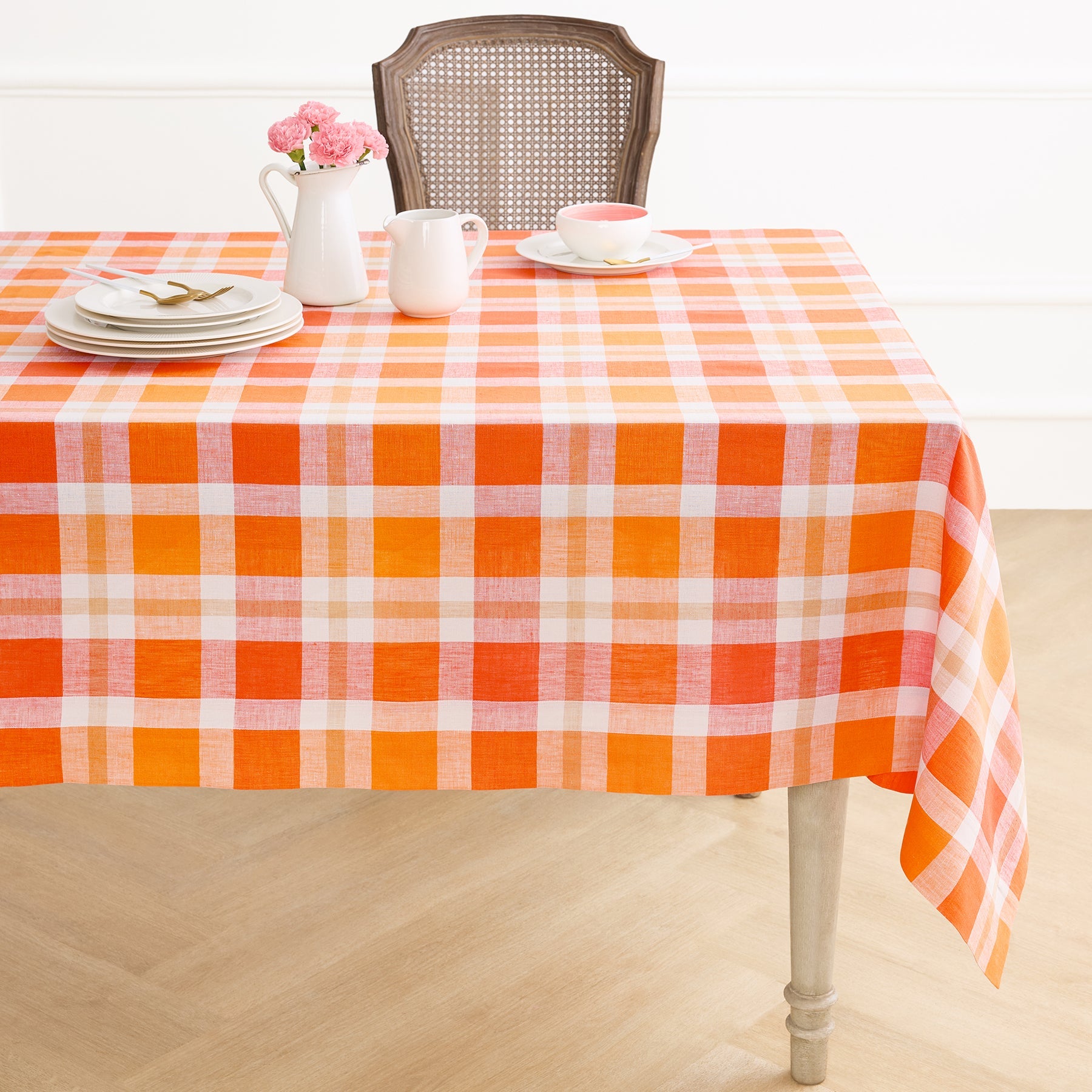 Fall Buffalo Check Tablecloth