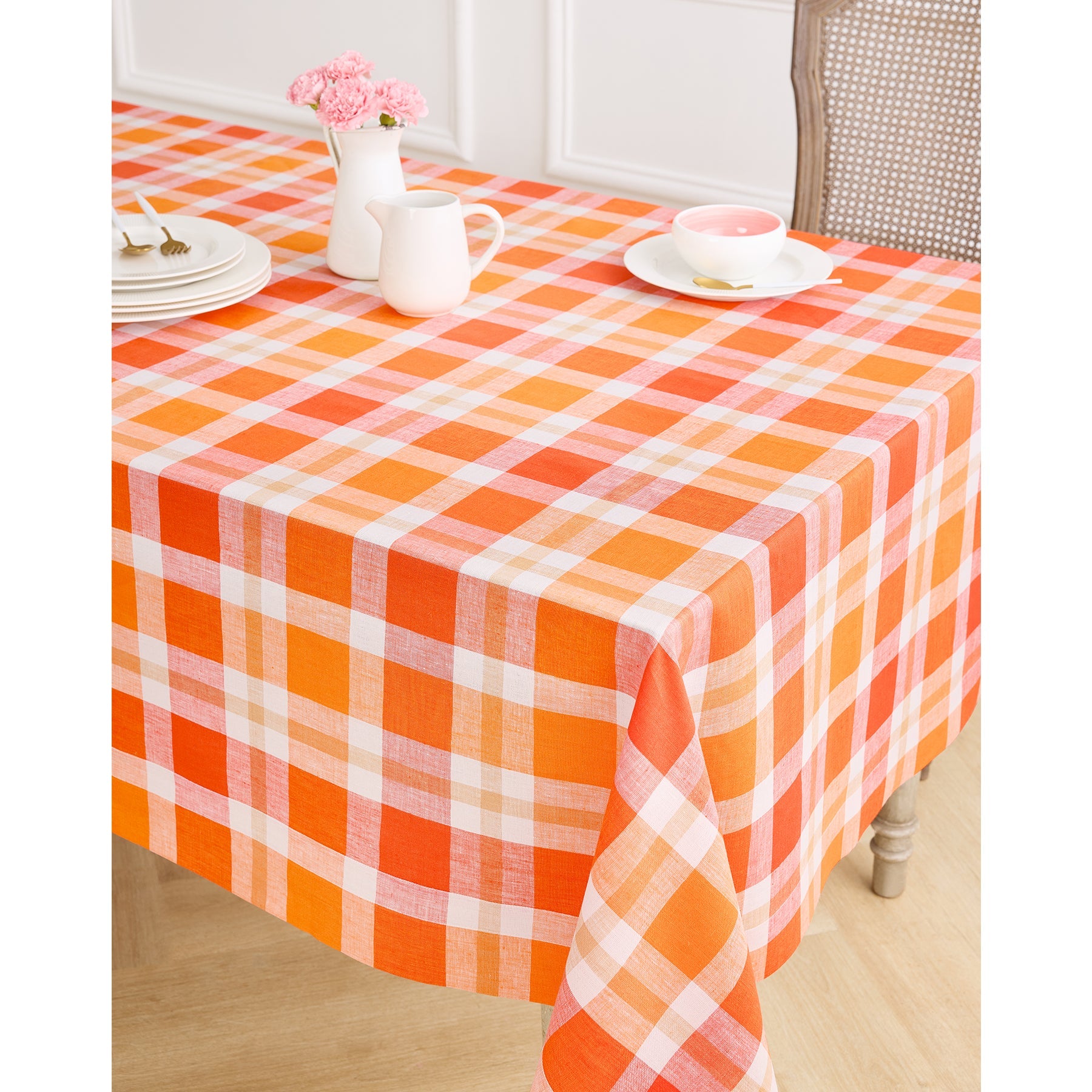 Fall Buffalo Check Tablecloth