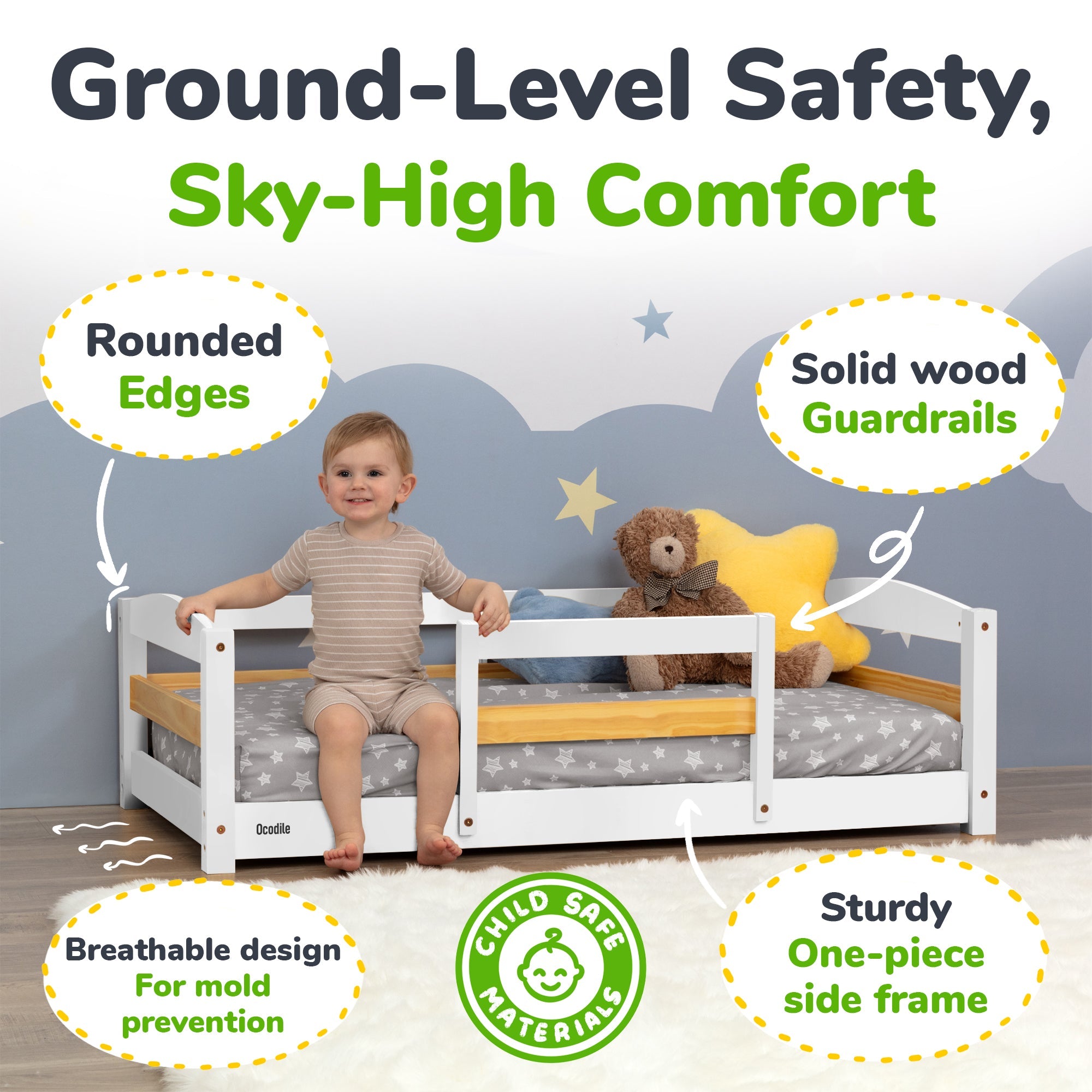 Floor Bed - Crib Size