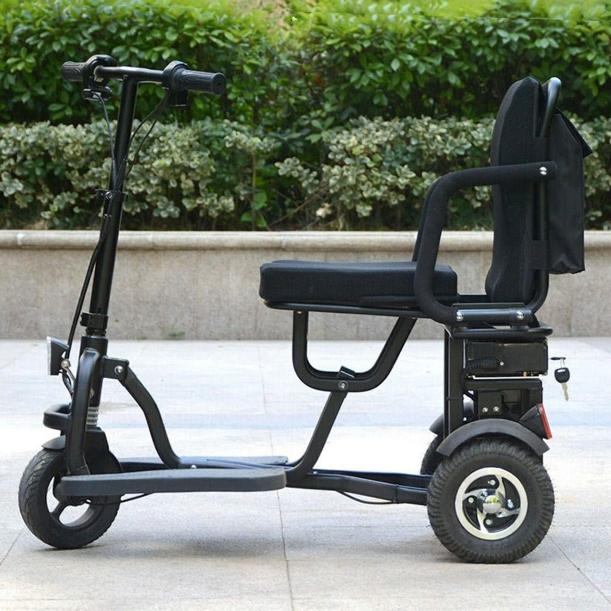 EZG 3-Wheel Electric Heavy Duty Lightweight Powered Mobility Scooter For Adults, 280LBS (SAK47361)