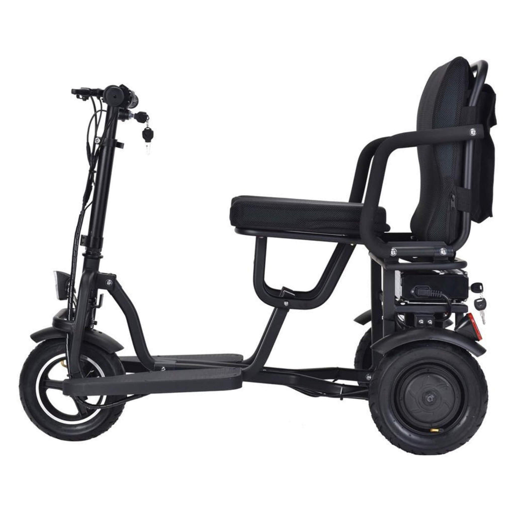 EZG 3-Wheel Electric Heavy Duty Lightweight Powered Mobility Scooter For Adults, 280LBS (SAK47361)
