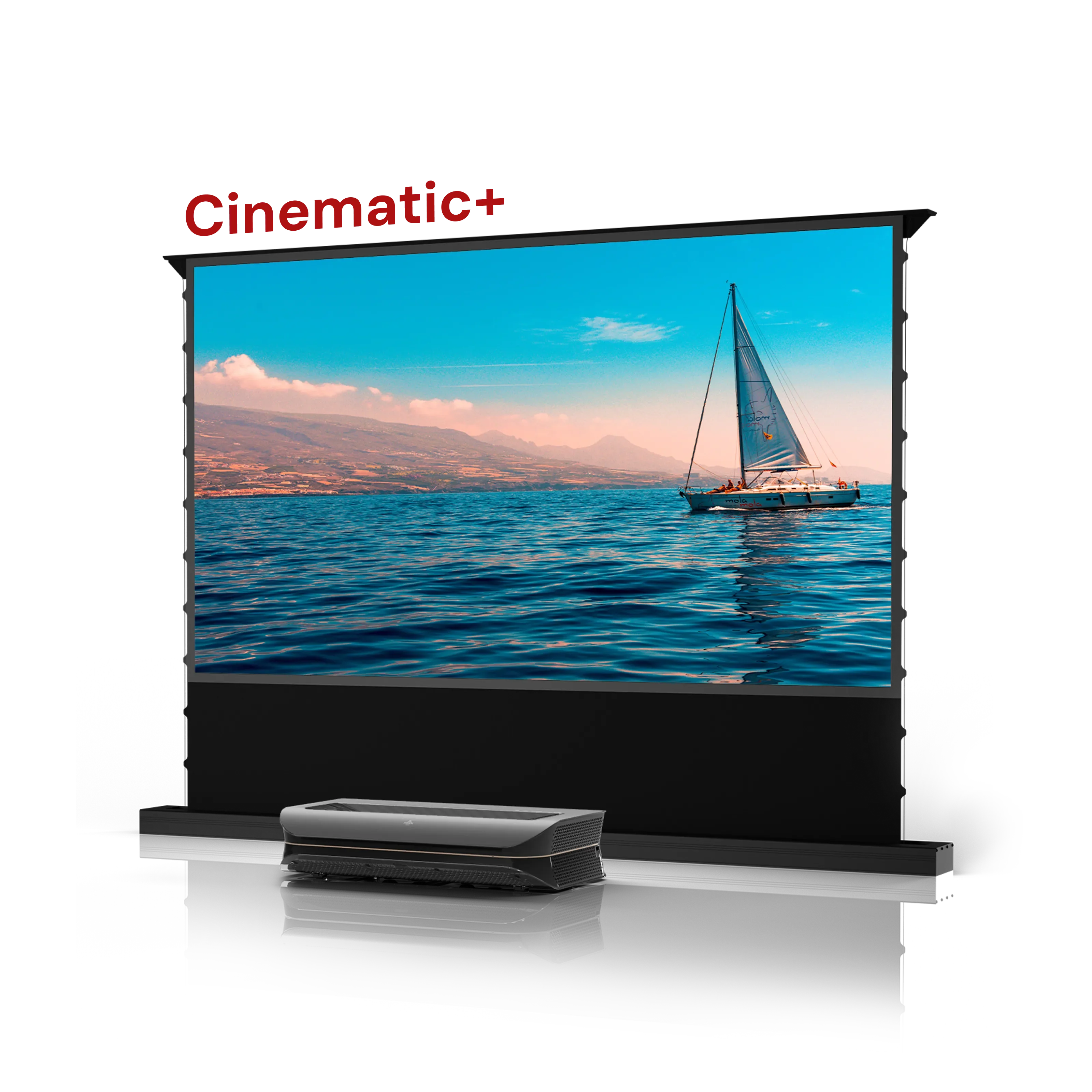 LTV-3000 Pro Plus 100''-130'' AWOL Vision Acoustic ALR Floor Rising Screen Bundle