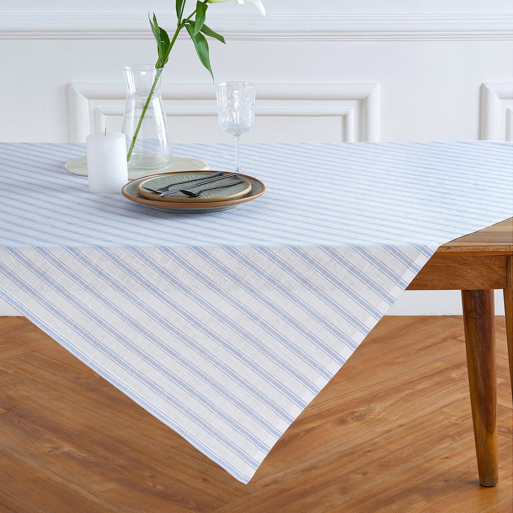 Capri Ticking Stripe Table Throw