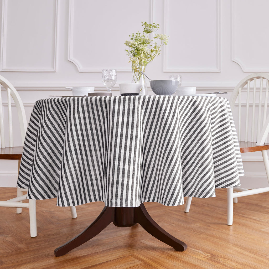 Amalfi Stripe Round Tablecloth