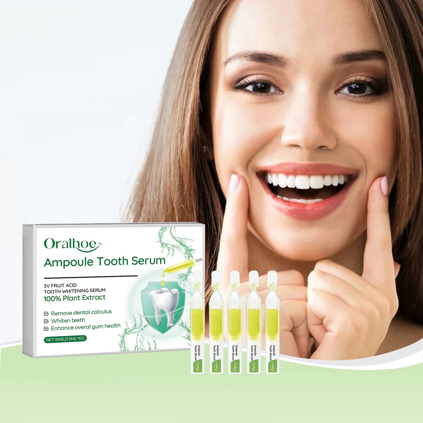 Teeth Whitening Serum, Deep Cleaning Mouth Stains Yellow Care Teeth Whitening Teeth