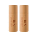 ILIKA Lip balm Organic, Vegan, Plastic-free, 100% Plant-based, 2X Volume, COSMOS Certified Organic, PETA Certified Vegan & Cruelty-Free, 2 Pack, Orange Tangerine