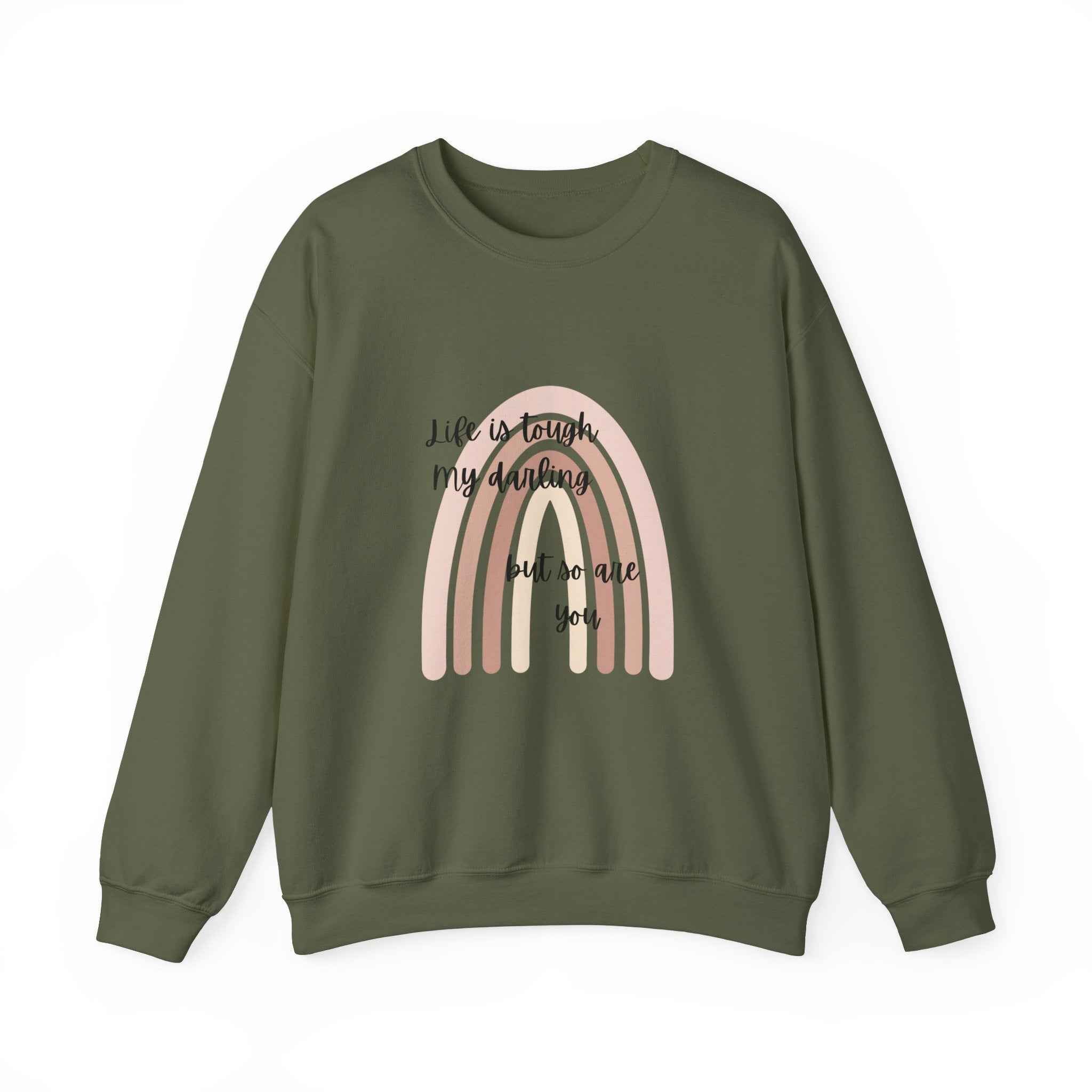 Life is tough: Crewneck Adult Sweatshirt Women's Top