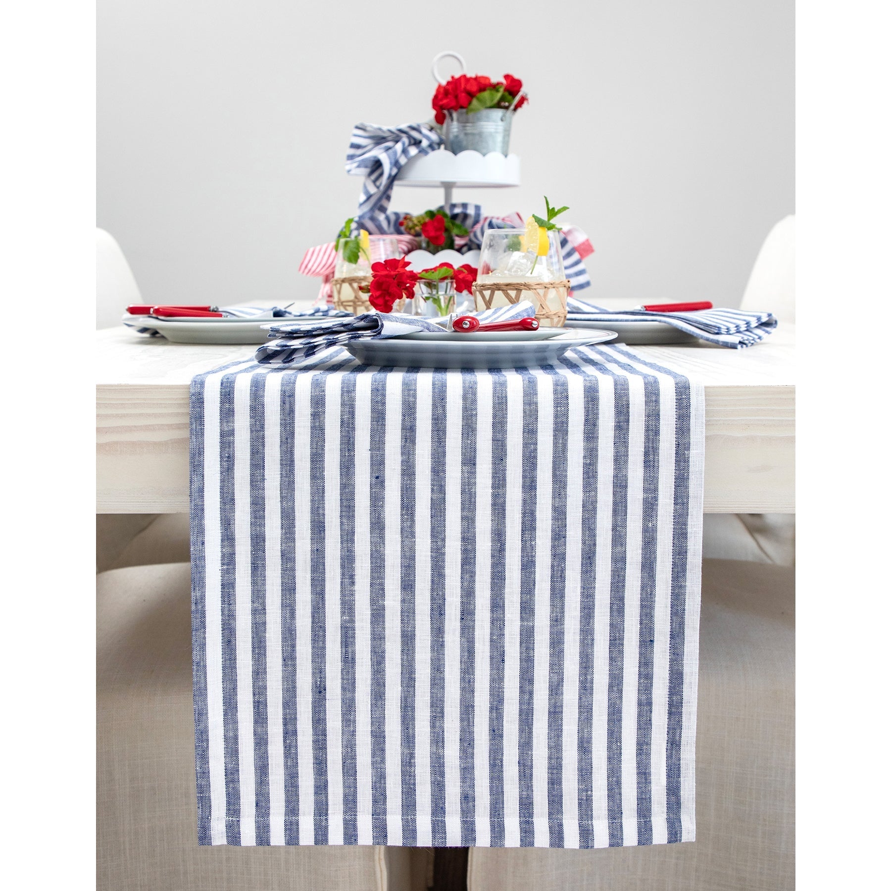 Amalfi Stripe Table Runner