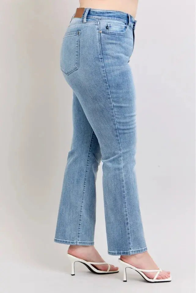 Plus Size High Waist Judy Blue Dad Jeans