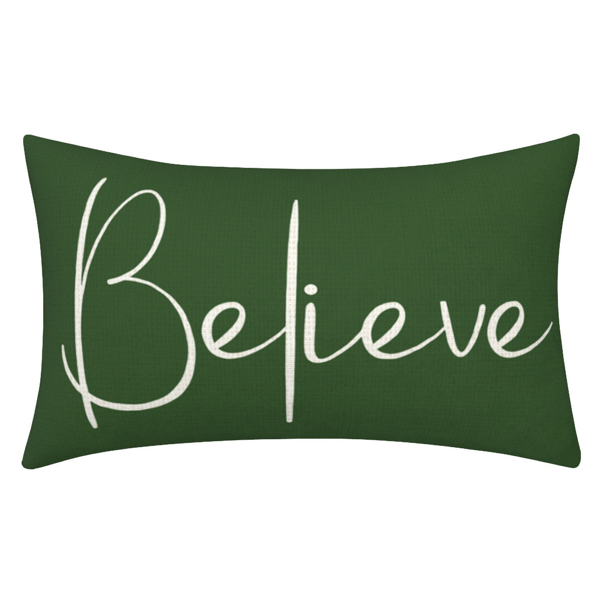 Christmas Decorative Pillowcase 2-piece Set Merry Christmas Sofa Cushion Cover Believe Waist Pillow Cover